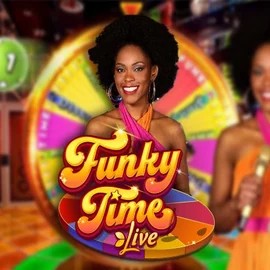 Funky Time by Evolution, showcased at onlywincanada.casino – game logo
