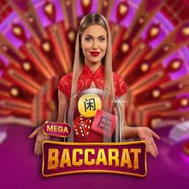 Mega Baccarat slot visual from Pragmatic Play available on onlywincanada.casino
