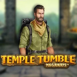 Temple Tumble Megaways online game logo by Relax Gaming on onlywincanada.casino